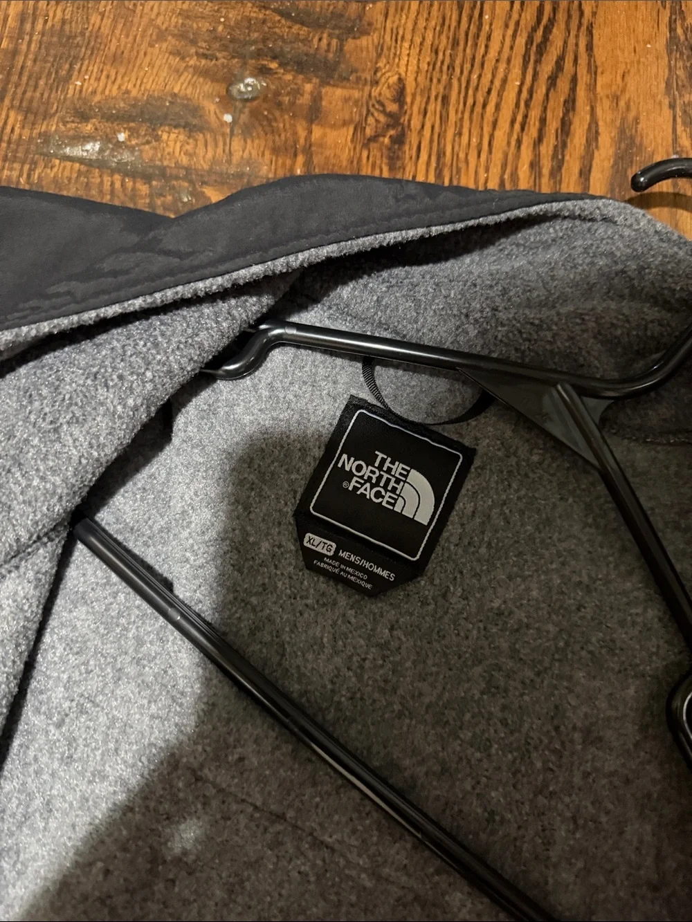 The North Face Black and Gray Men's Soft Fleece Vest
